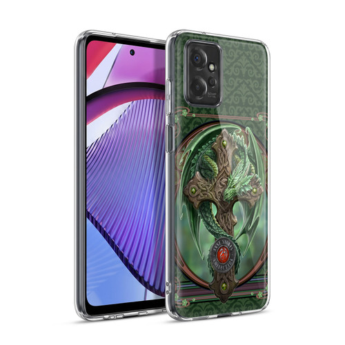 Anne Stokes Dragons Woodland Guardian Soft Gel Case for Motorola Moto G Power (2023)