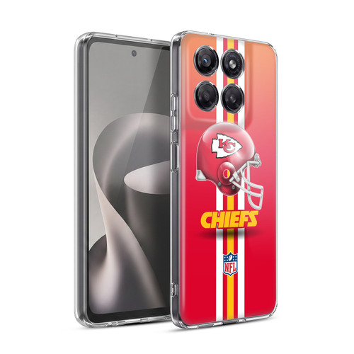 NFL Kansas City Chiefs Logo Helmet Soft Gel Case for Motorola Moto G37 Power