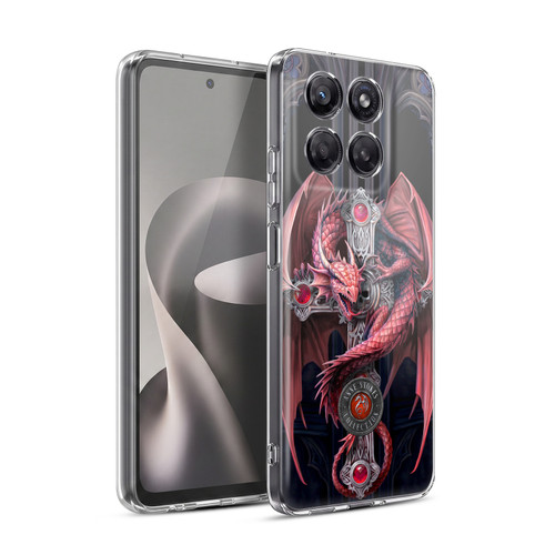 Anne Stokes Dragons Gothic Guardians Soft Gel Case for Motorola Moto G37 Power