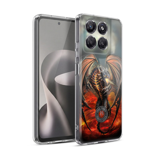 Anne Stokes Dragons Lava Soft Gel Case for Motorola Moto G37 Power