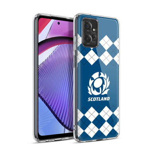 Scotland Rugby Logo 2 Argyle Soft Gel Case for Motorola Moto G Power (2023)