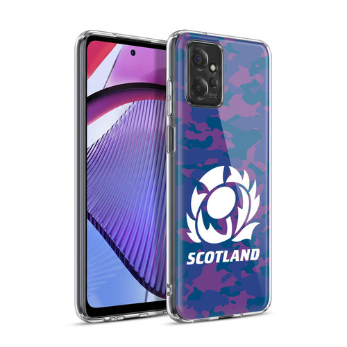Scotland Rugby Logo 2 Camouflage Soft Gel Case for Motorola Moto G Power (2023)