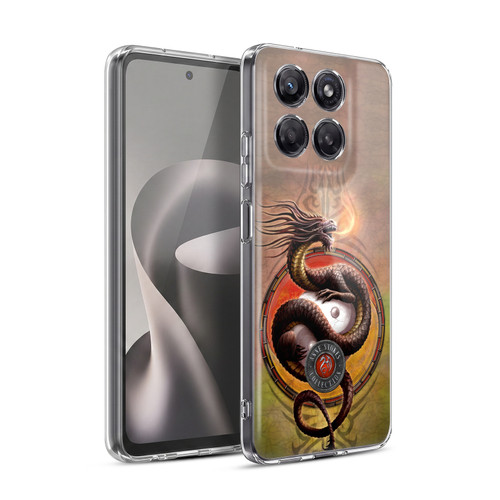 Anne Stokes Dragons Yin Yang Protector Soft Gel Case for Motorola Moto G37 Power