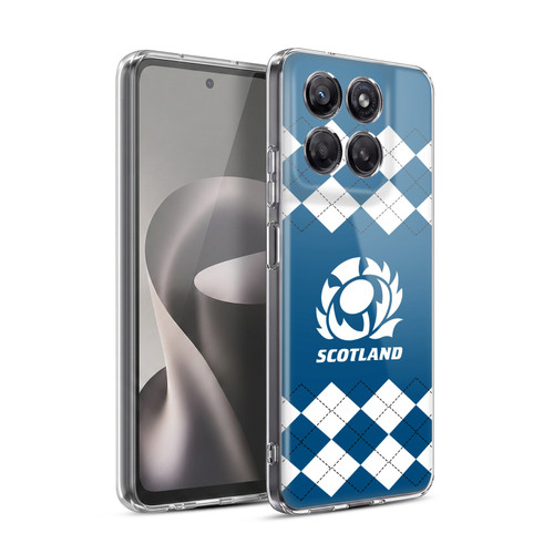 Scotland Rugby Logo 2 Argyle Soft Gel Case for Motorola Moto G37 Power