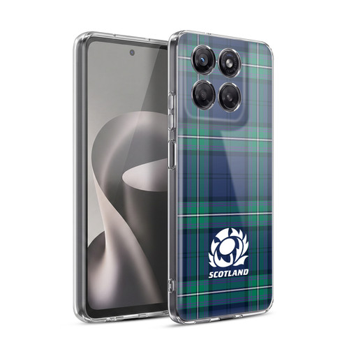 Scotland Rugby Logo 2 Tartans Soft Gel Case for Motorola Moto G37 Power