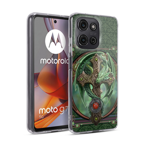Anne Stokes Dragons Woodland Guardian Soft Gel Case for Motorola Moto G75