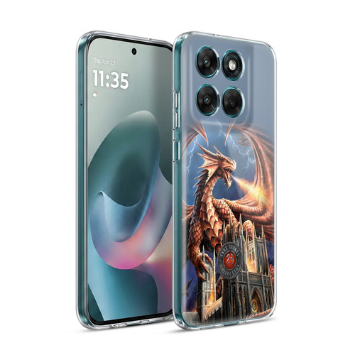 Anne Stokes Dragons Fury Soft Gel Case for Motorola Moto G77
