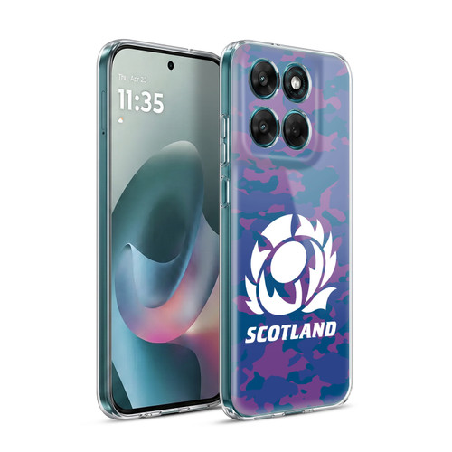 Scotland Rugby Logo 2 Camouflage Soft Gel Case for Motorola Moto G77