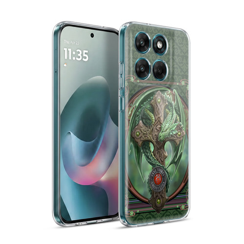 Anne Stokes Dragons Woodland Guardian Soft Gel Case for Motorola Moto G77