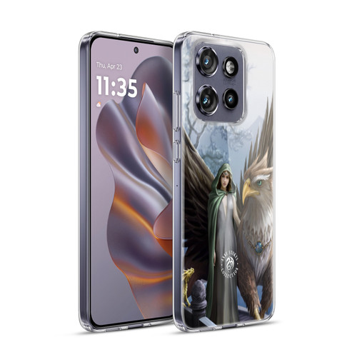 Anne Stokes Mythical Creatures Realm of Tranquility Soft Gel Case for Motorola Edge 50 Neo