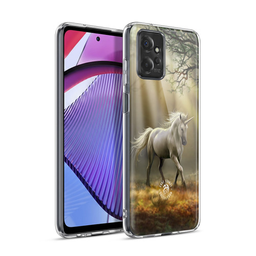 Anne Stokes Mythical Creatures Glimpse of a Unicorn Soft Gel Case for Motorola Moto G Power (2023)