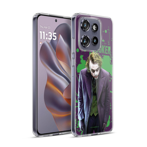 The Dark Knight Graphics Character Art Soft Gel Case for Motorola Edge 50 Neo