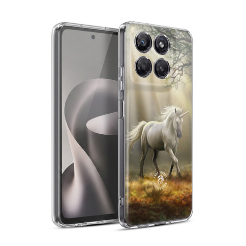 Anne Stokes Mythical Creatures Glimpse of a Unicorn Soft Gel Case for Motorola Moto G37 Power