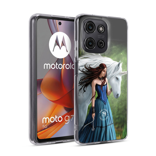 Anne Stokes Mythical Creatures Enchanted Fool Soft Gel Case for Motorola Moto G75
