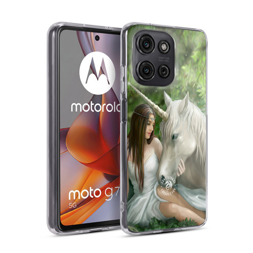 Anne Stokes Mythical Creatures Pure Heart Soft Gel Case for Motorola Moto G75