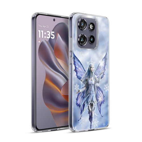 Anne Stokes Yule Snow Fairy Soft Gel Case for Motorola Edge 50 Neo