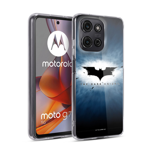 The Dark Knight Graphics Logo Soft Gel Case for Motorola Moto G75