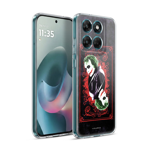 The Dark Knight Graphics Joker Card Soft Gel Case for Motorola Moto G77