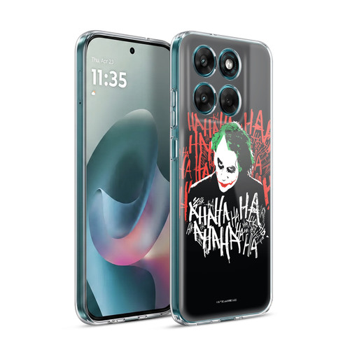 The Dark Knight Graphics Joker Laugh Soft Gel Case for Motorola Moto G77