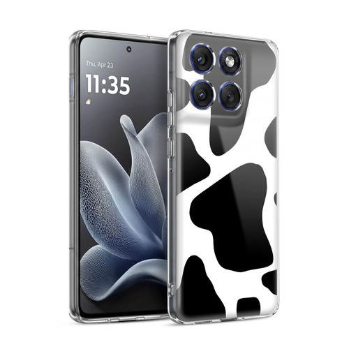 Grace Illustration Animal Prints Cow Soft Gel Case for Motorola Edge 70