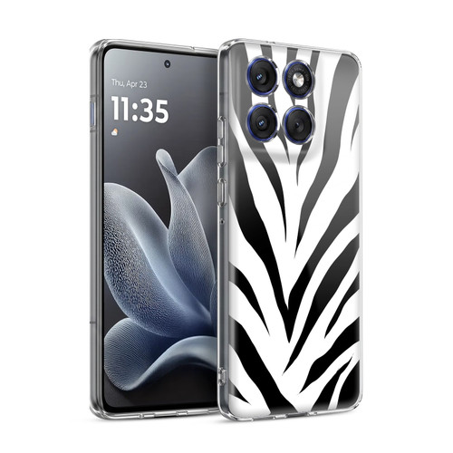 Grace Illustration Animal Prints Zebra Soft Gel Case for Motorola Edge 70