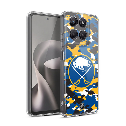 NHL Buffalo Sabres Camouflage Soft Gel Case for Motorola Moto G37 Power