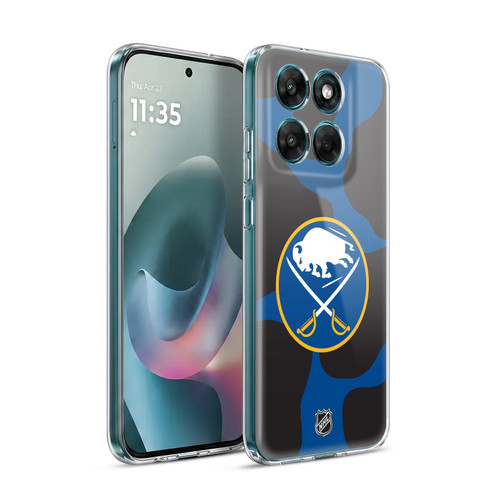 NHL Buffalo Sabres Cow Pattern Soft Gel Case for Motorola Moto G77