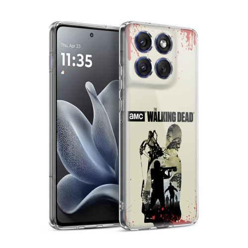 AMC The Walking Dead Silhouettes Daryl Full Soft Gel Case for Motorola Edge 70