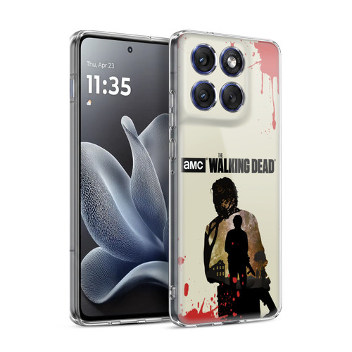 AMC The Walking Dead Silhouettes Glenn Soft Gel Case for Motorola Edge 70