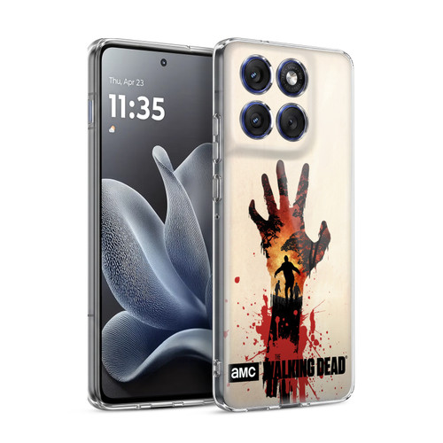 AMC The Walking Dead Silhouettes Walker Hand Soft Gel Case for Motorola Edge 70