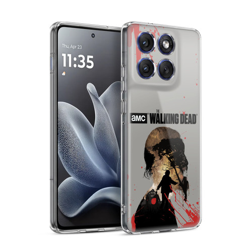 AMC The Walking Dead Silhouettes Walker Soft Gel Case for Motorola Edge 70