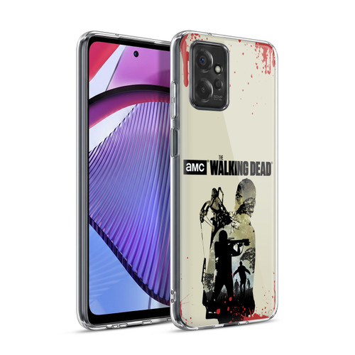 AMC The Walking Dead Silhouettes Daryl Full Soft Gel Case for Motorola Moto G Power (2023)