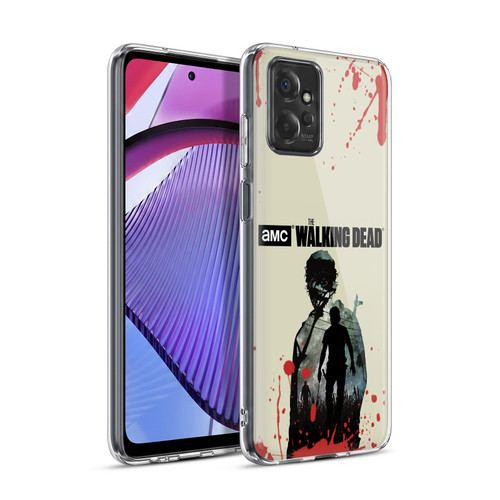 AMC The Walking Dead Silhouettes Rick Soft Gel Case for Motorola Moto G Power (2023)