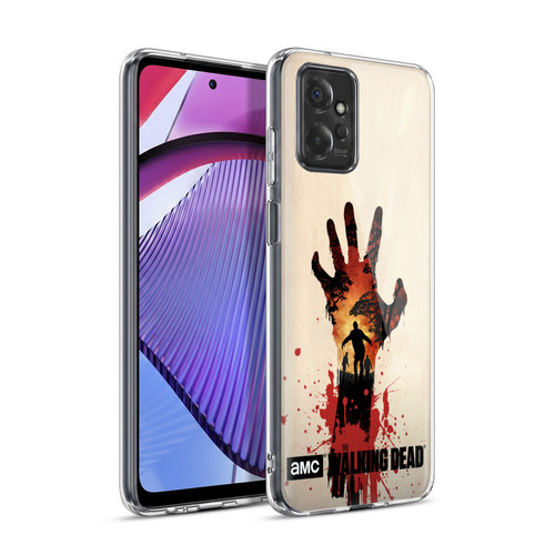 AMC The Walking Dead Silhouettes Walker Hand Soft Gel Case for Motorola Moto G Power (2023)