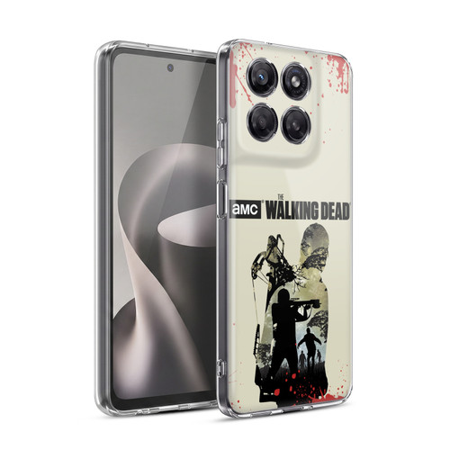 AMC The Walking Dead Silhouettes Daryl Full Soft Gel Case for Motorola Moto G37 Power