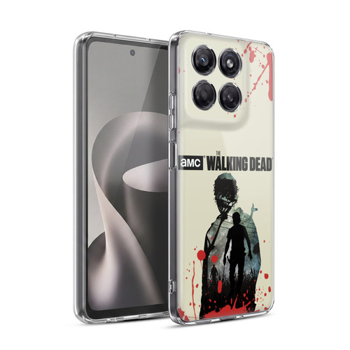 AMC The Walking Dead Silhouettes Rick Soft Gel Case for Motorola Moto G37 Power