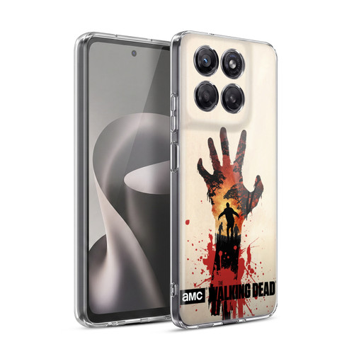 AMC The Walking Dead Silhouettes Walker Hand Soft Gel Case for Motorola Moto G37 Power