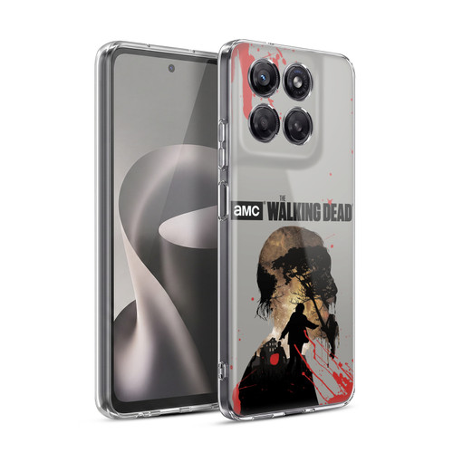 AMC The Walking Dead Silhouettes Walker Soft Gel Case for Motorola Moto G37 Power