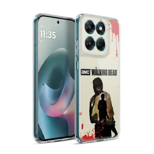 AMC The Walking Dead Silhouettes Glenn Soft Gel Case for Motorola Moto G77