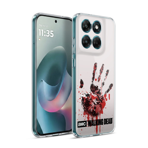 AMC The Walking Dead Silhouettes Hand Soft Gel Case for Motorola Moto G77