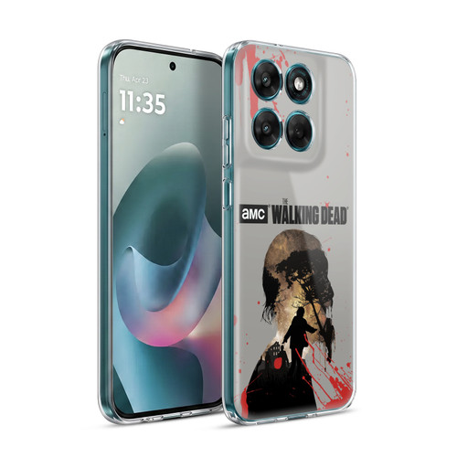 AMC The Walking Dead Silhouettes Walker Soft Gel Case for Motorola Moto G77