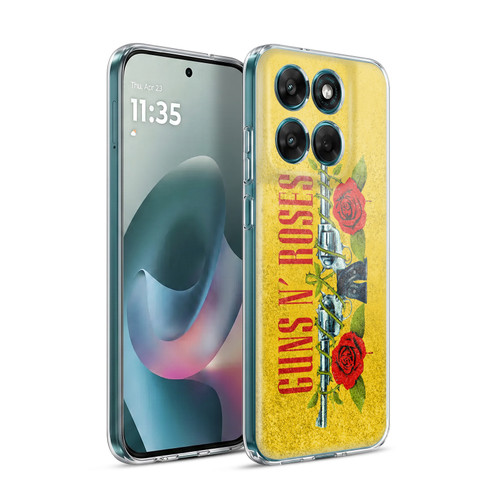 Guns N' Roses Vintage Pistols Soft Gel Case for Motorola Moto G77