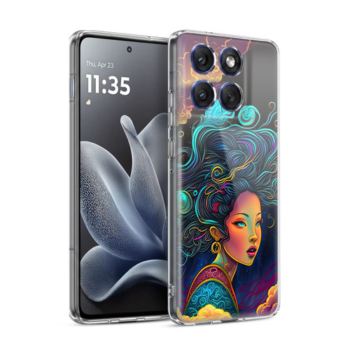 Wumples Cosmic Arts Cloud Goddess Soft Gel Case for Motorola Edge 70
