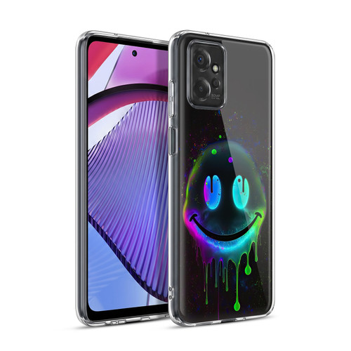 Wumples Cosmic Arts Drip Smiley Soft Gel Case for Motorola Moto G Power (2023)