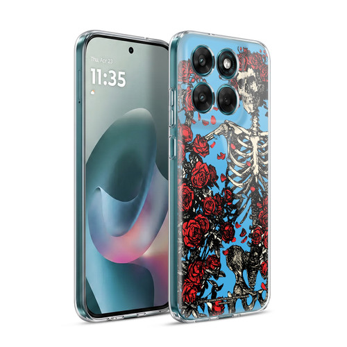 Grateful Dead Trends Bertha Skull Roses Soft Gel Case for Motorola Moto G77