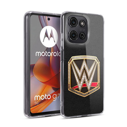 WWE Title Belts Championship Soft Gel Case for Motorola Moto G75