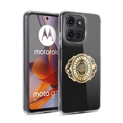WWE Title Belts Intercontinental Championship Soft Gel Case for Motorola Moto G75