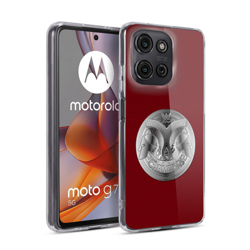 WWE Title Belts Raw Tag Team Championship Soft Gel Case for Motorola Moto G75