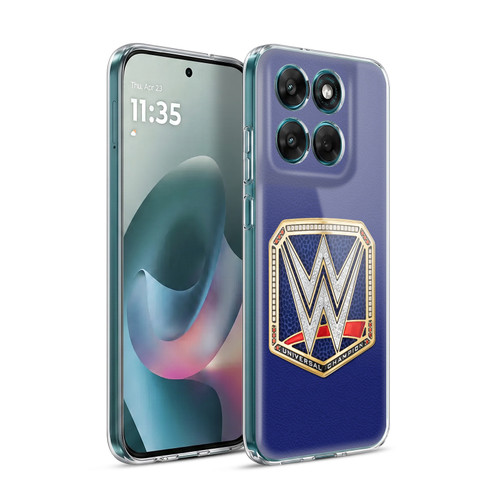 WWE Title Belts Universal Championship Soft Gel Case for Motorola Moto G77