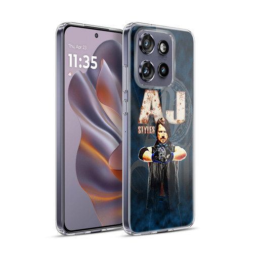 WWE Superstars AJ Styles Soft Gel Case for Motorola Edge 50 Neo